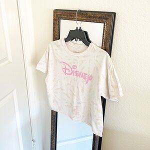 Disney short sleeve crop top